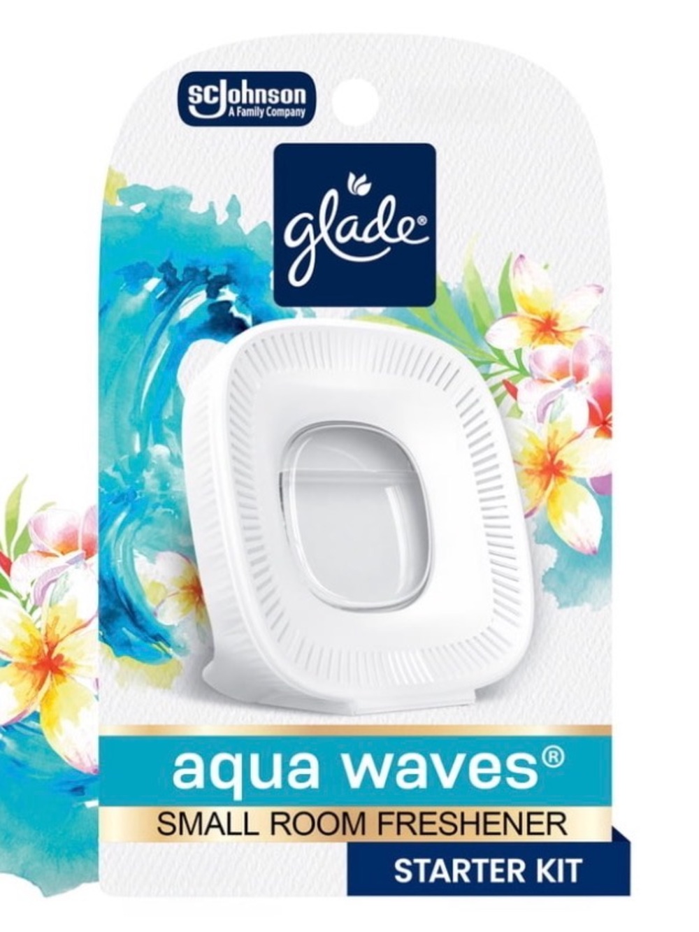 Glade Aqua Waves Small Room Freshener Starter Kit